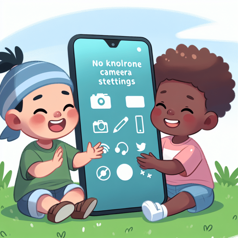 Understanding Smartphone Camera Settings for Kids