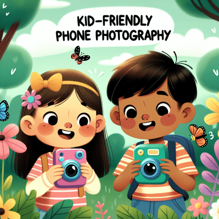 Beginner's Guide to Kid-Friendly Phone Photography