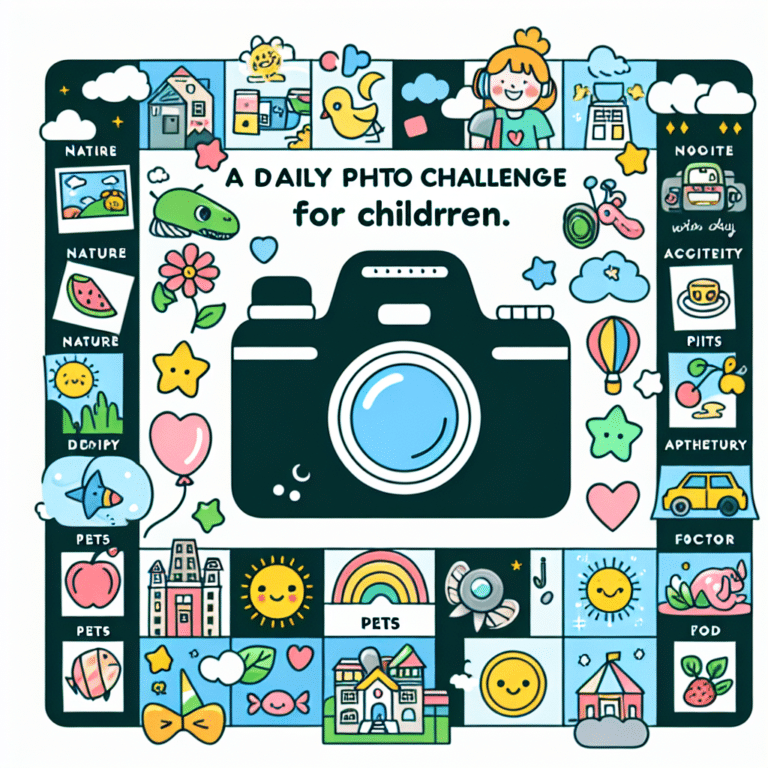 Frame by Frame: Daily Photo Challenge for Kids