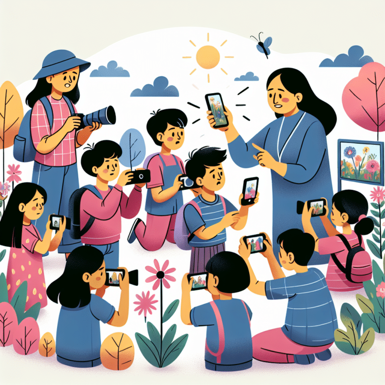 Techniques to Teach Kids Smartphone Photography