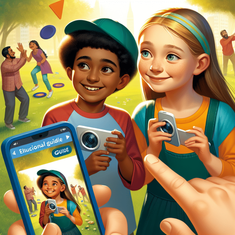 Children's Guide to Capturing Candid Photos on Smartphone